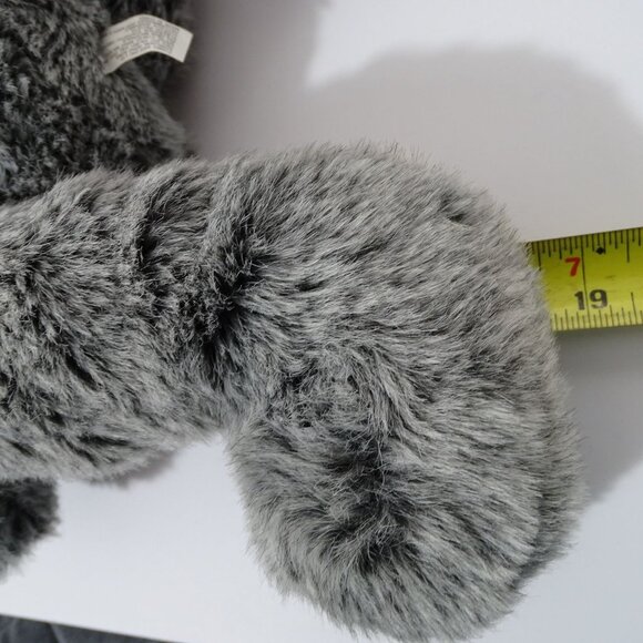 Funny Kids Gray Plush Teddy Bear Stuffed Animal Toy Shelf Sitter Nursery - Picture 8 of 8